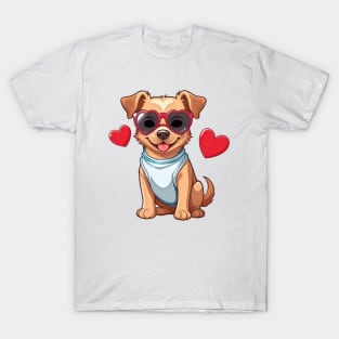 Valentine Puppy T-Shirt